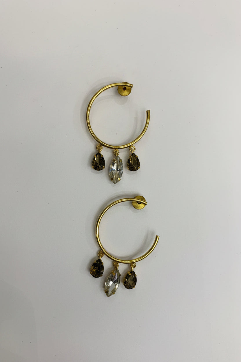 Crystal Hoops