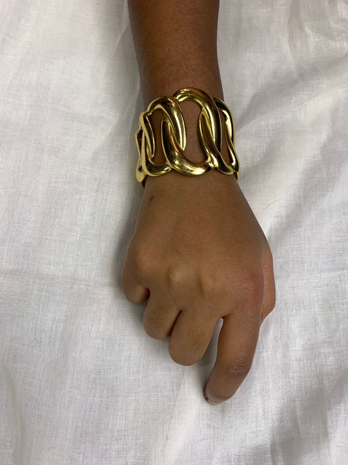 Abstract Chain-Link Cuff