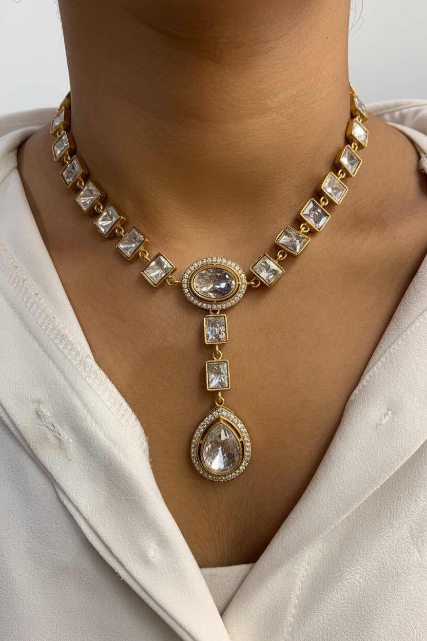 Teardrop Polki Set