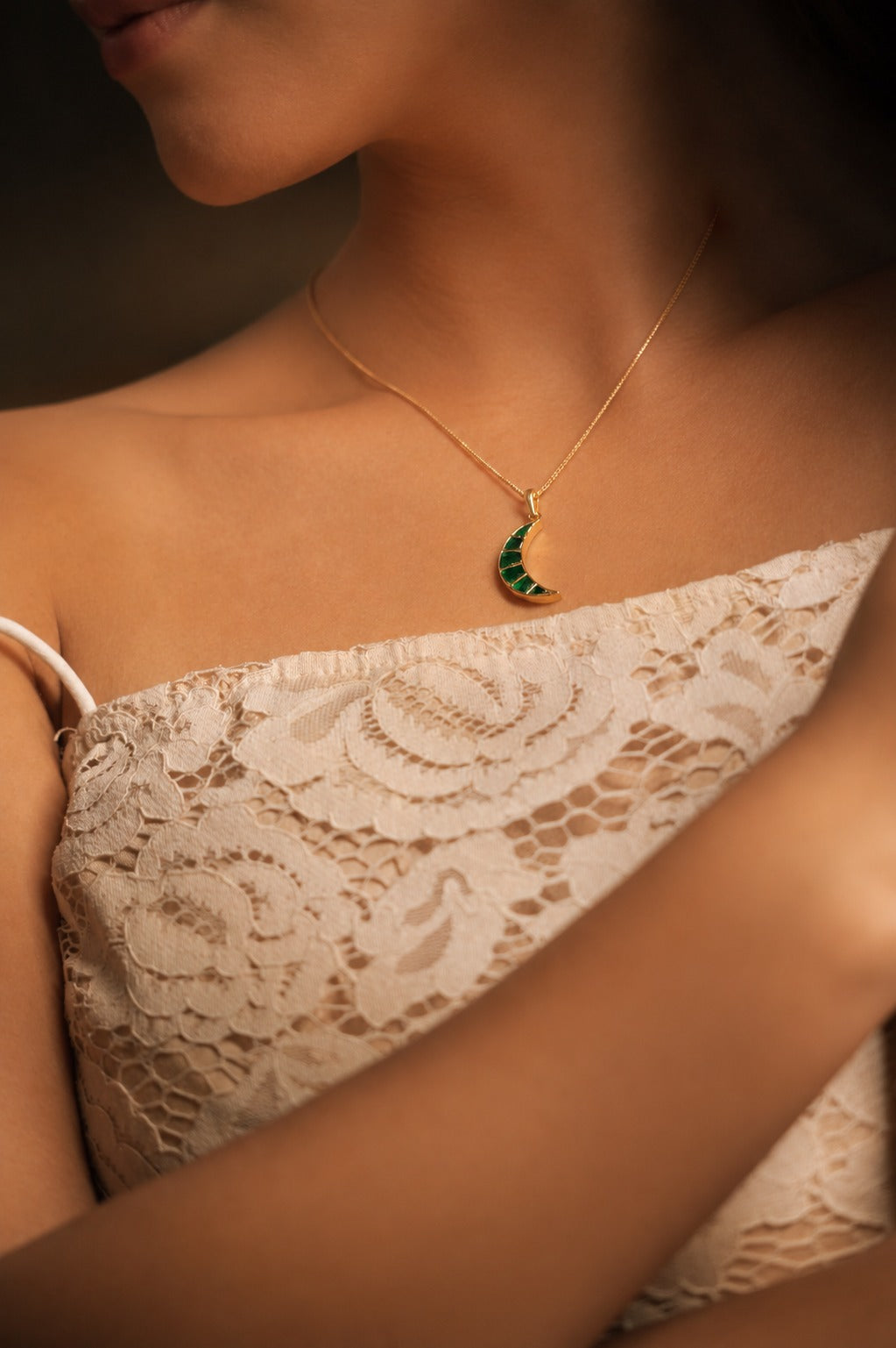 Crescent Moon Pendant