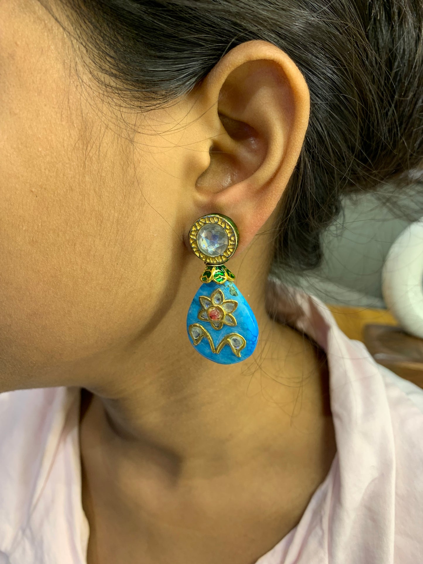 Celeste Turquoise Drops
