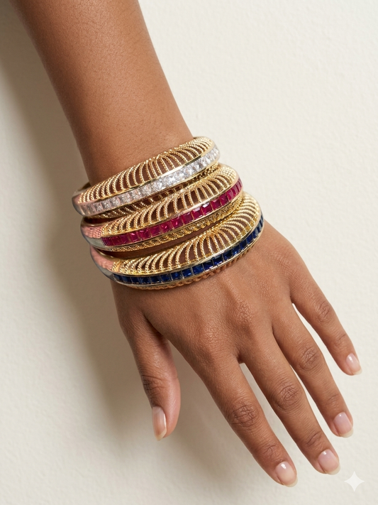 Regal Stone Bangles