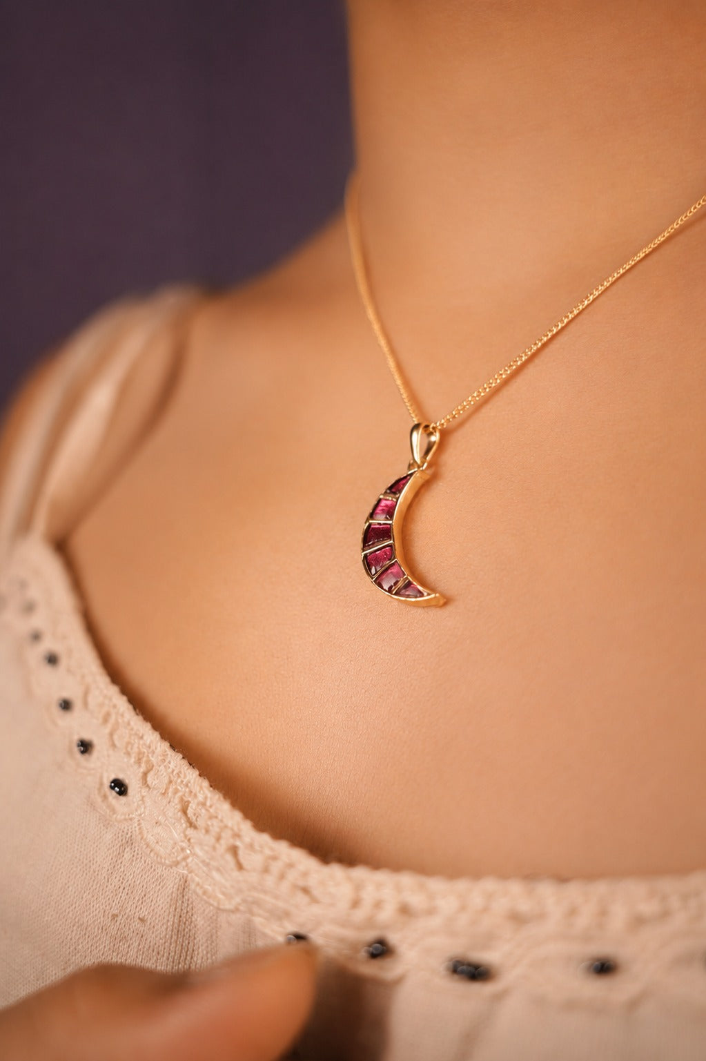 Crescent Moon Pendant
