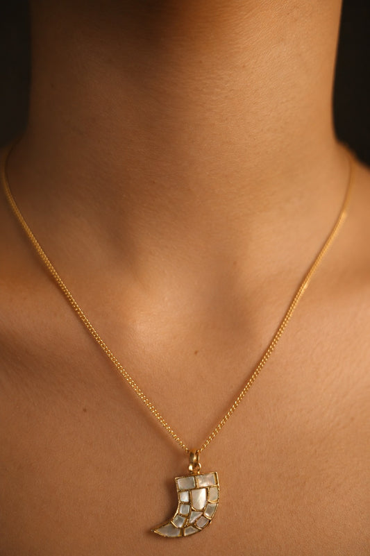 Horn Pendant Necklace