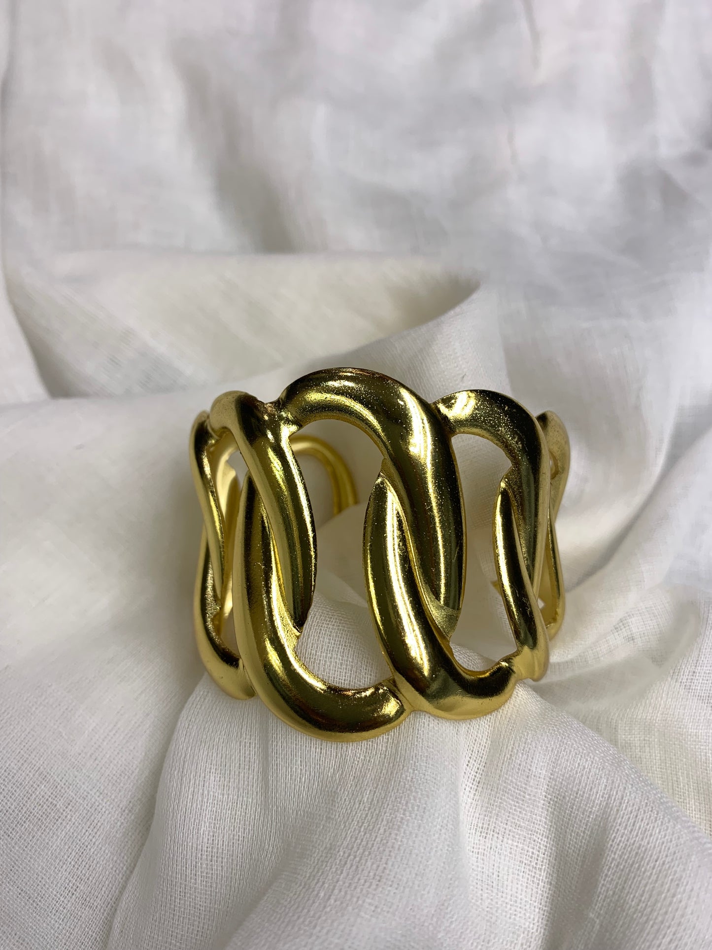Abstract Chain-Link Cuff