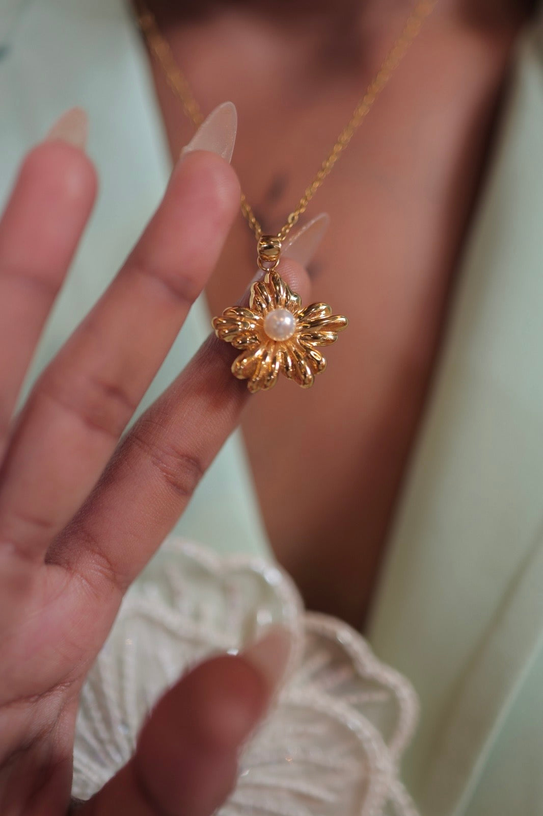 Flower Pearl Chain
