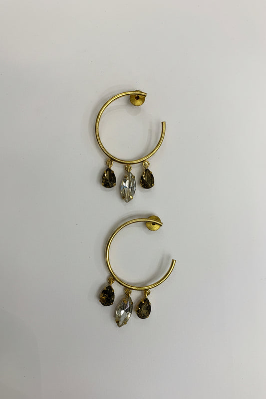 Crystal Hoops