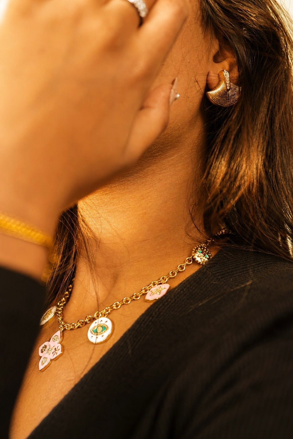 Garden of Love Charm Necklace