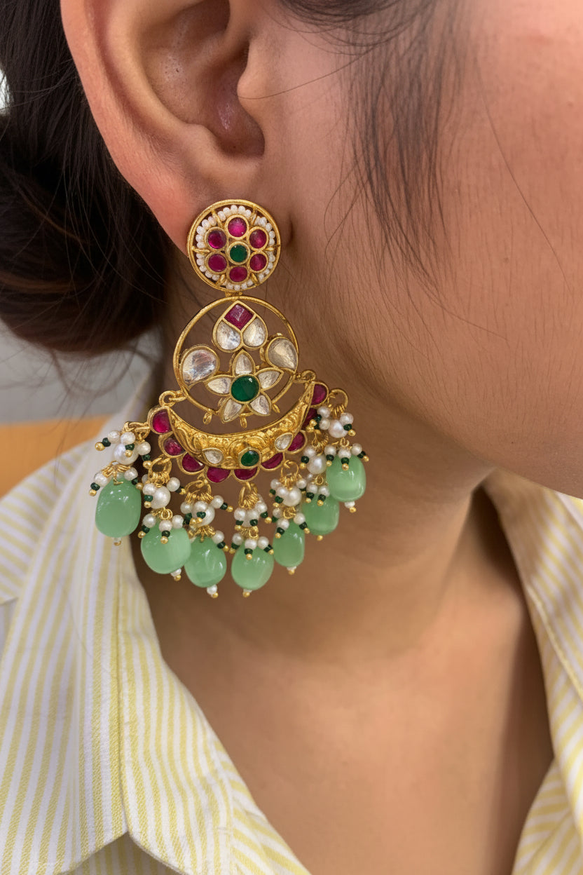 Star Kundan Chandbali