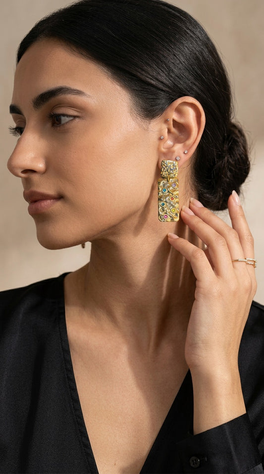 Blossom Tiered Drop Earrings